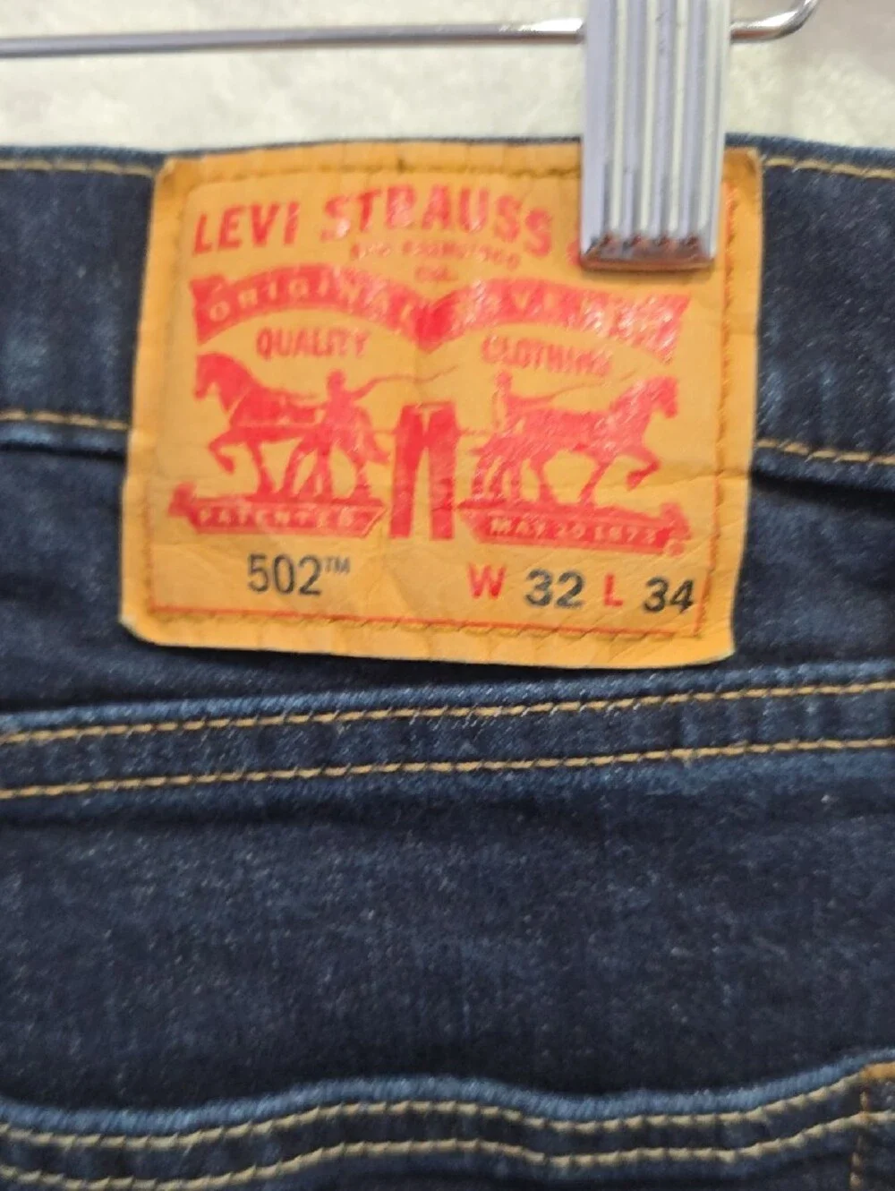 Levi's Slim Straight Jeans in Deep Indigo